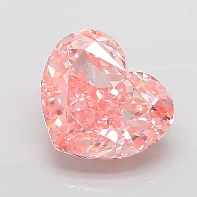 Heart Fancy Vivid Pink Lab-grown Diamond 4.06ct VVS2 loose diamond