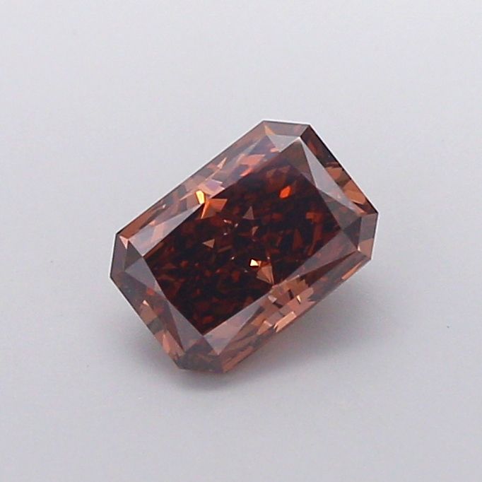 Radiant Fancy Brown Lab-grown Diamond 1.6ct VS1 loose diamond