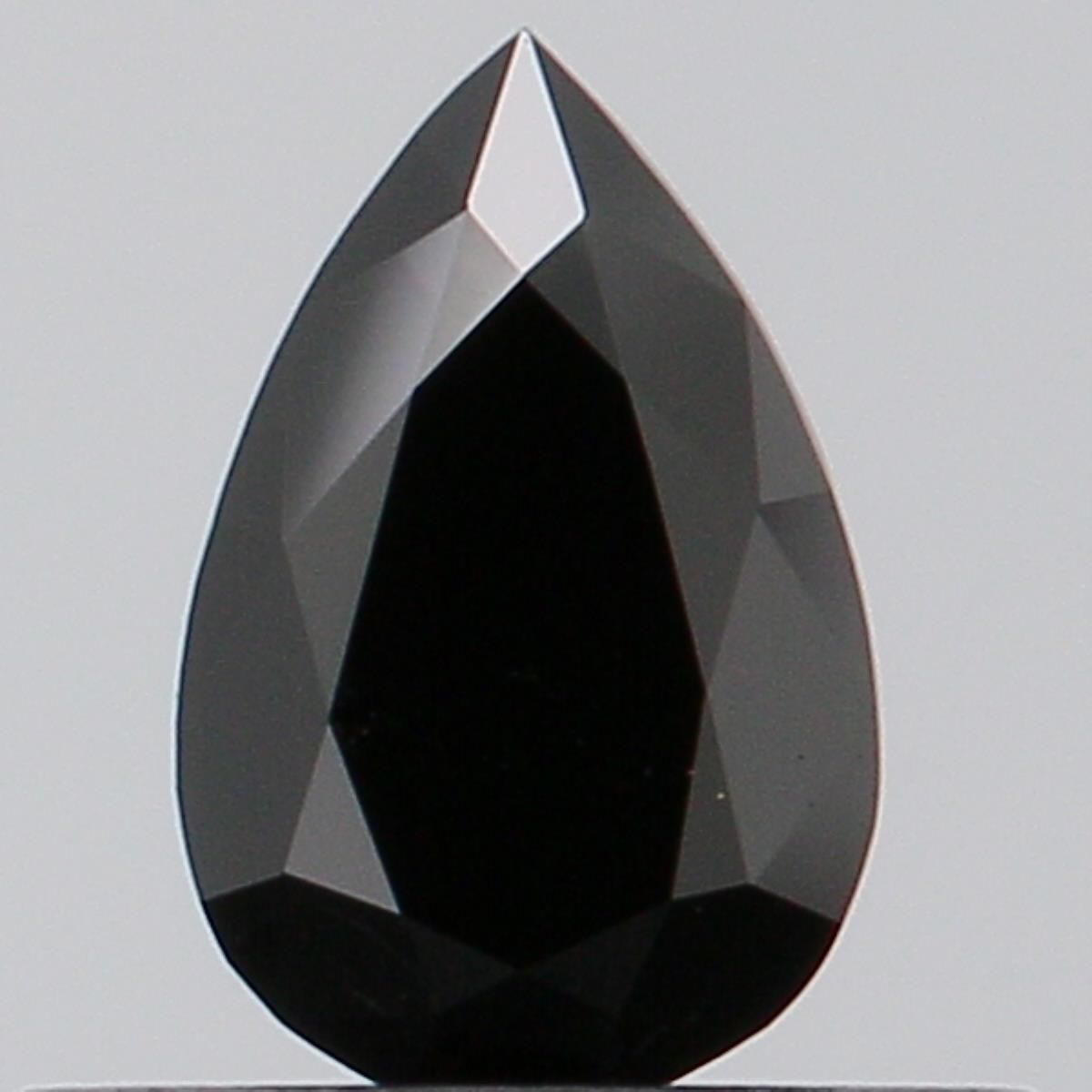 Pear Fancy Deep Black Lab-grown Diamond 0.52ct VS1 loose diamond