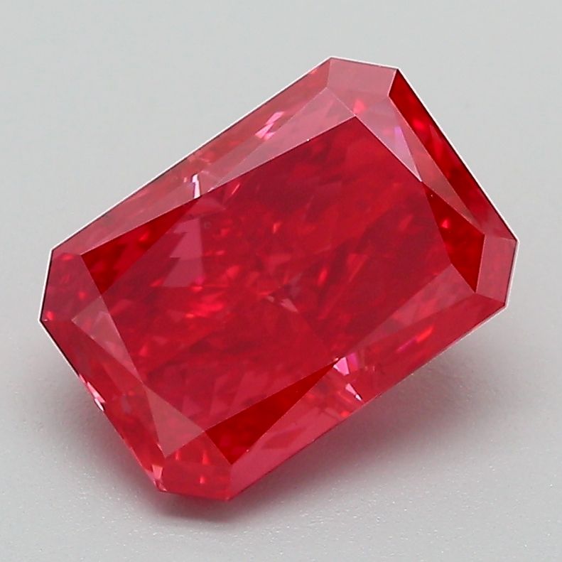 Radiant Fancy Vivid Pink Lab-grown Diamond 2.11ct VS2 loose diamond