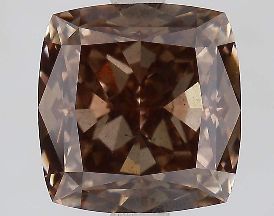 Cushion Fancy Brown Lab-grown Diamond 2.91ct VS2 loose diamond