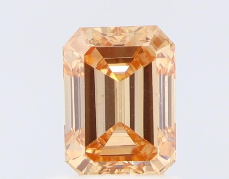 Emerald Fancy Orange Lab-grown Diamond 1.01ct VVS2 loose diamond
