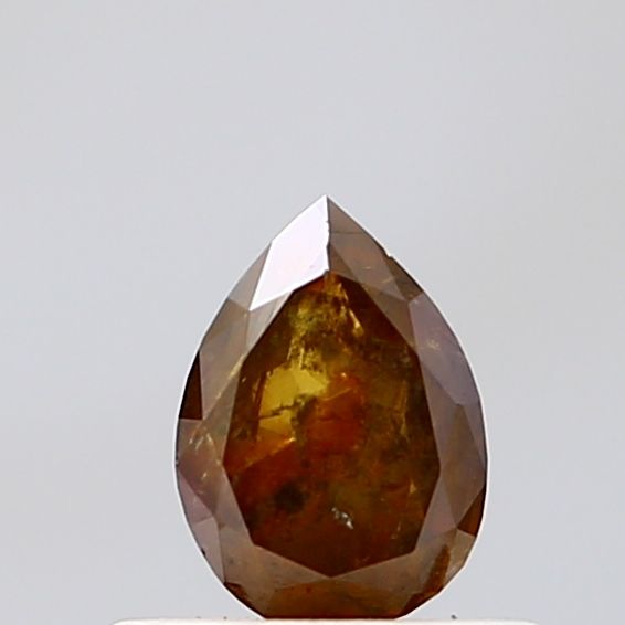 Pear Salt And Pepper Natural Diamond 0.59ct VS1 loose diamond