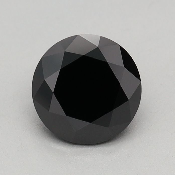 Round Fancy Black Lab-grown Diamond 0.55ct loose diamond