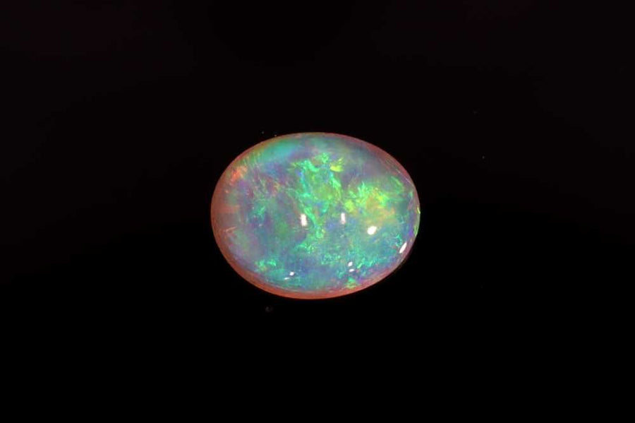Oval Multi_color Opal 0.82ct loose gemstone