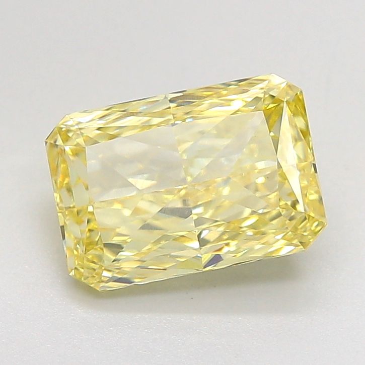Radiant Fancy Intense Yellow Lab-grown Diamond 2.04ct VS1 loose diamond