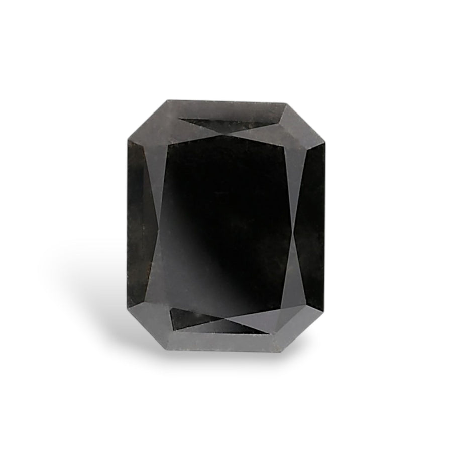 Radiant Fancy Black Natural Diamond 2.64ct VVS2 loose diamond