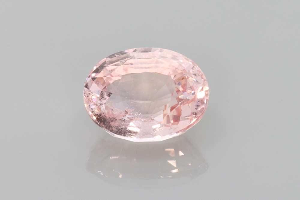 Oval Orange Sapphire 3.12ct loose gemstone