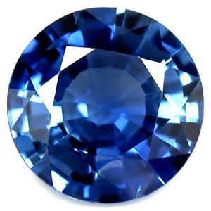 Round Blue Sapphire 1.39ct loose gemstone