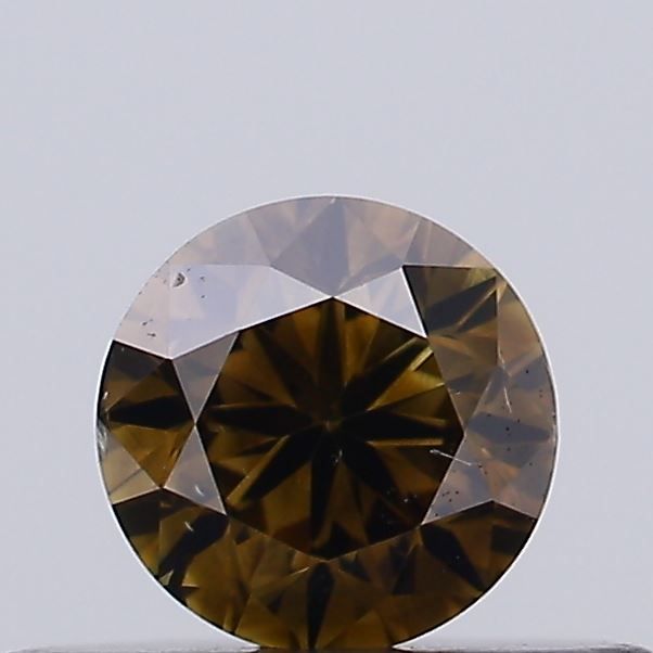 Round Fancy Brown Natural Diamond 0.29ct SI2 loose diamond
