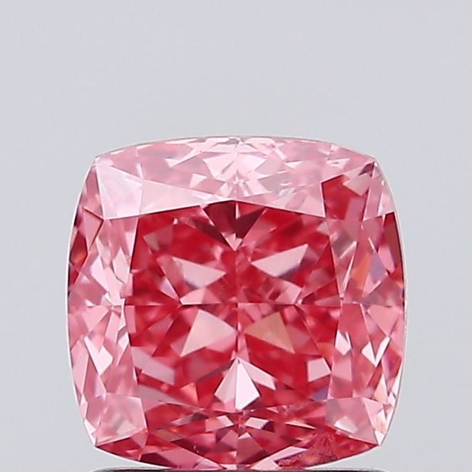 Cushion Fancy Intense Pink Lab-grown Diamond 1.25ct VS1 loose diamond