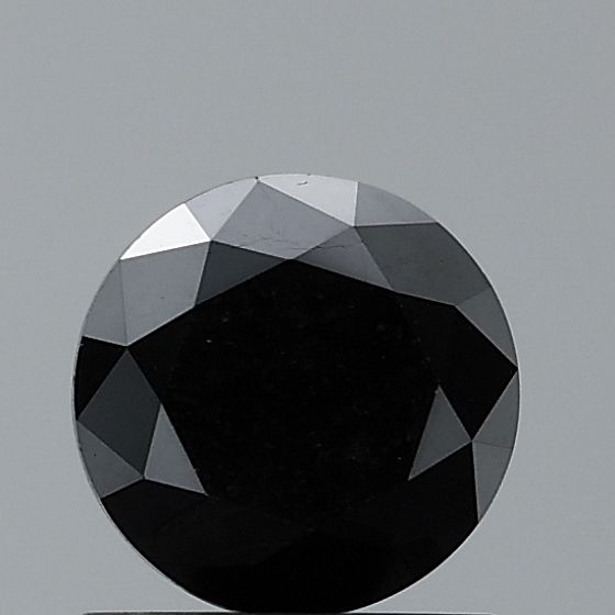 Round Black Natural Diamond 0.34ct VVS2 loose diamond