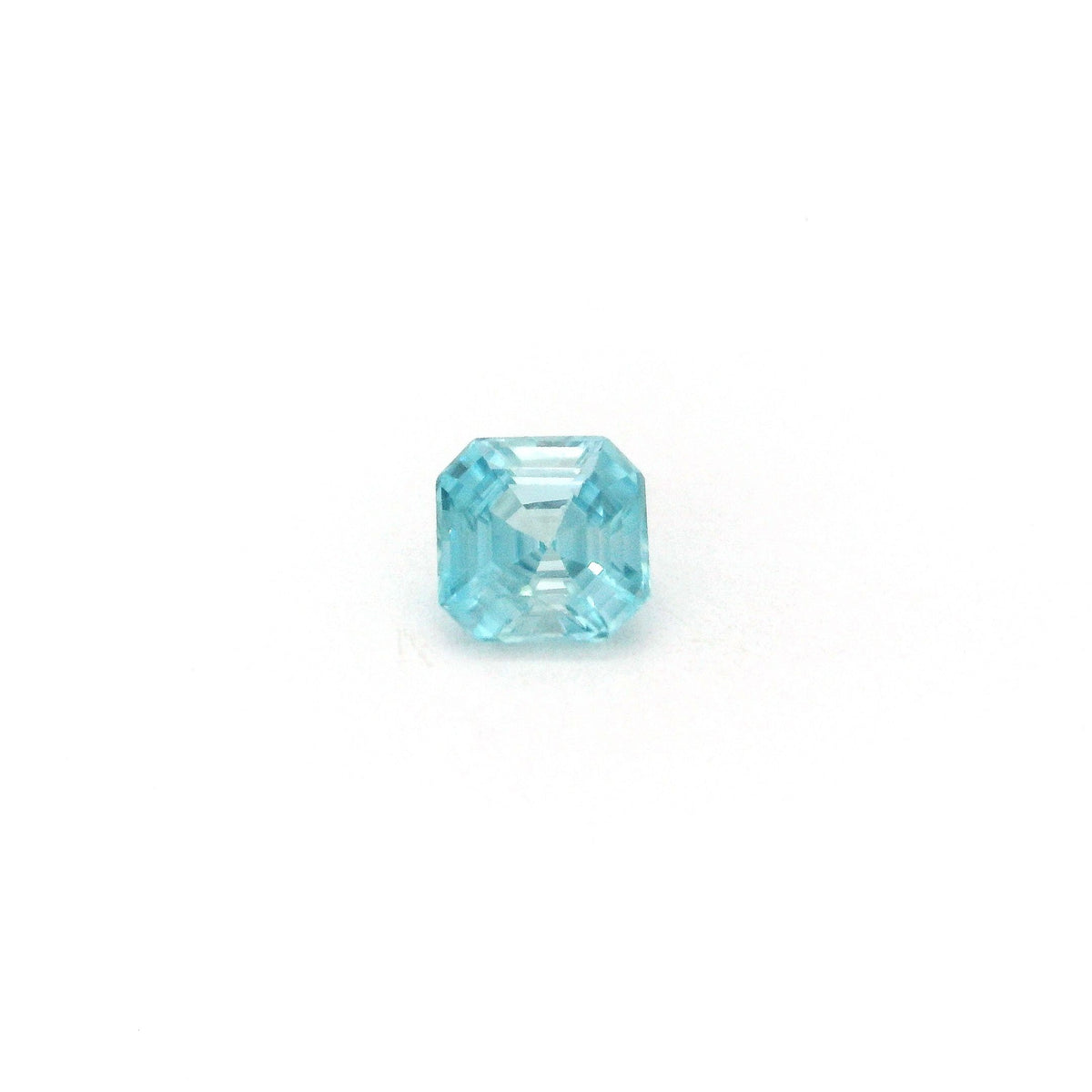 Octagonal Blue Zircon 0.86ct loose gemstone