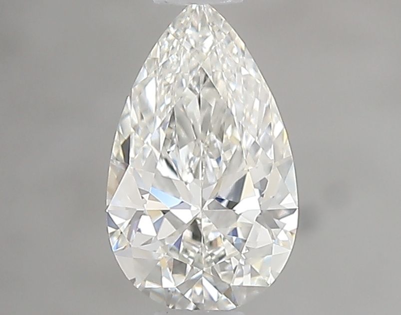 Pear Natural Diamond 0.58ct H VVS1
