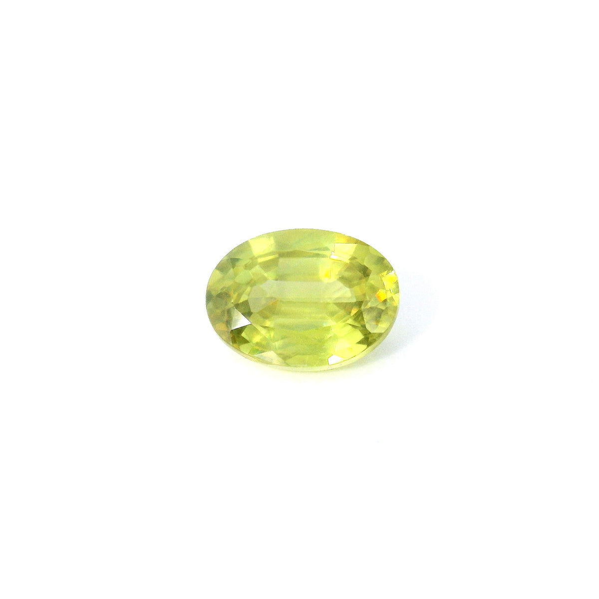 Oval Green Sphene 1.44ct loose gemstone