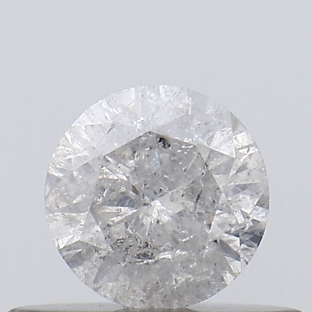 Round Salt And Pepper Natural Diamond 0.35ct I3 loose diamond
