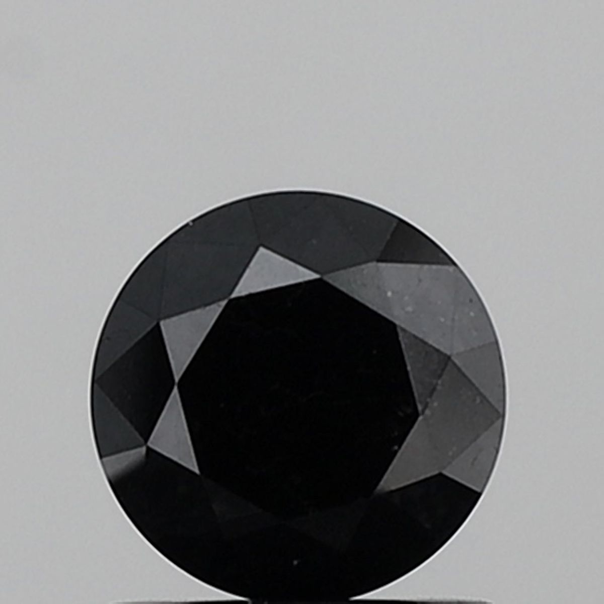Round Fancy Black Natural Diamond 1.18ct VVS2 loose diamond