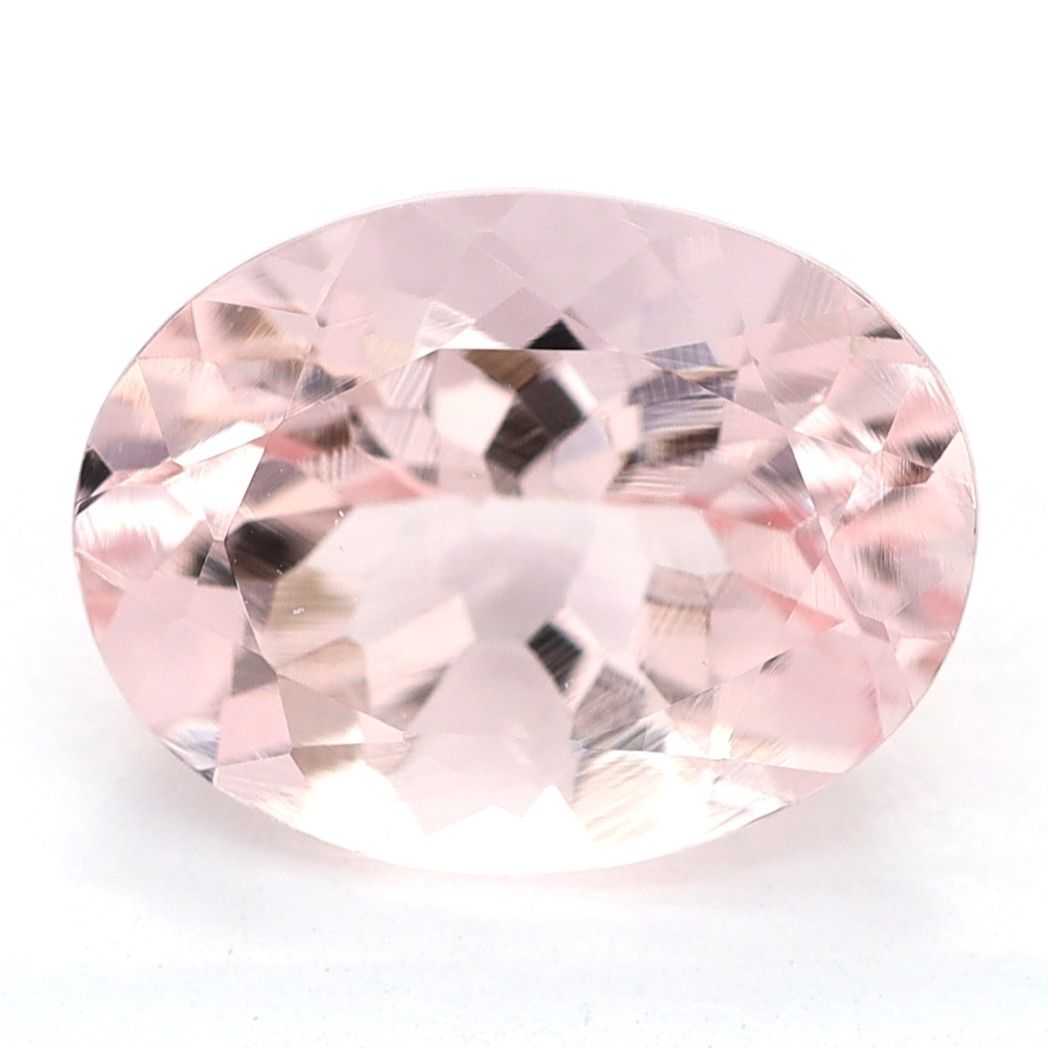Oval Pink Morganite 1.61ct loose gemstone