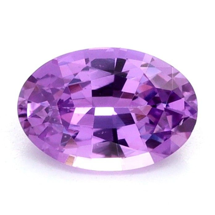 Oval Purple Sapphire 0.48ct loose gemstone