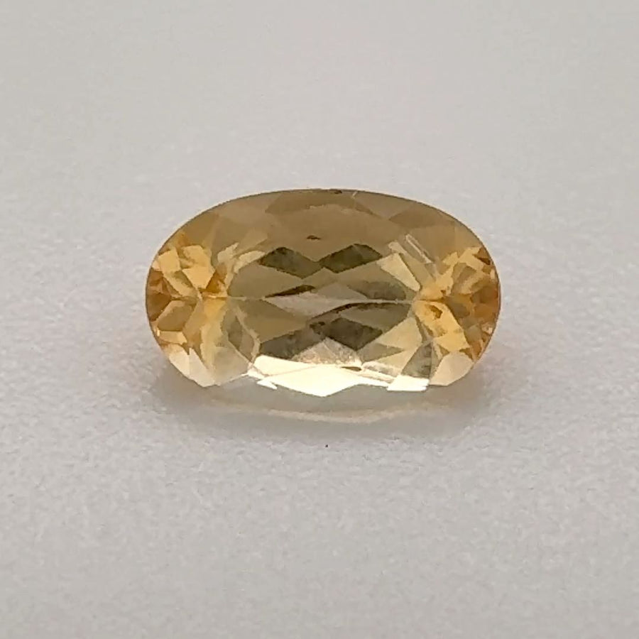 Oval Yellow Topaz 0.635ct loose gemstone