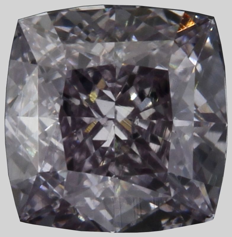 Cushion Fancy Light Purplish Pink Natural Diamond 0.23ct SI1 loose diamond