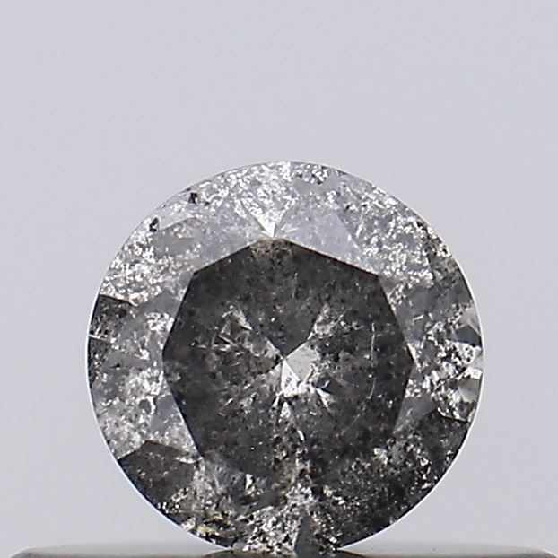 Round Salt And Pepper Natural Diamond 0.31ct I3 loose diamond