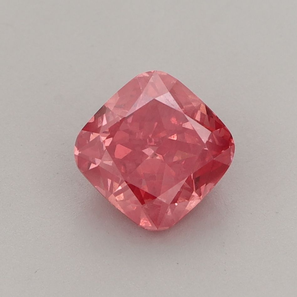 Cushion Fancy Vivid Red Lab-grown Diamond 1.33ct VVS2 loose diamond