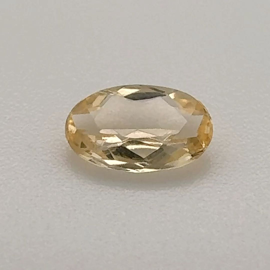 Oval Yellow Topaz 0.535ct loose gemstone