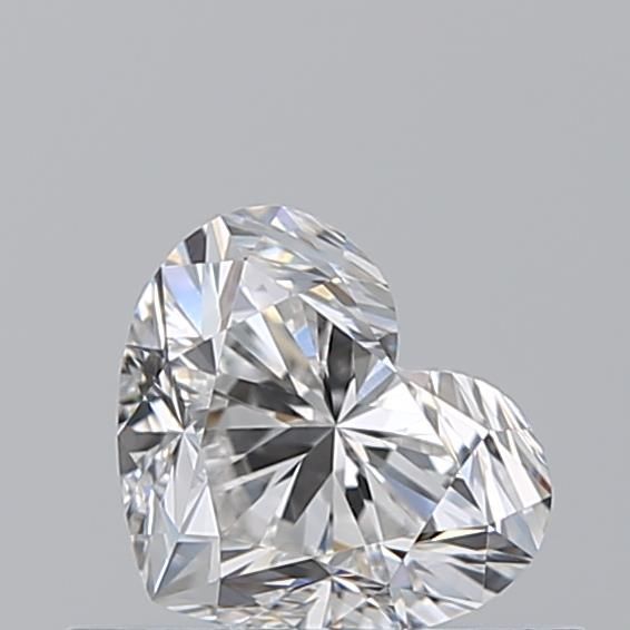 Heart Natural Diamond 0.52ct F IF