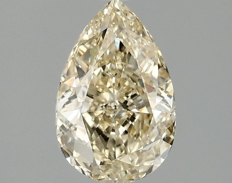Pear Fancy Intense Yellow Lab-grown Diamond 1.59ct VS1 loose diamond