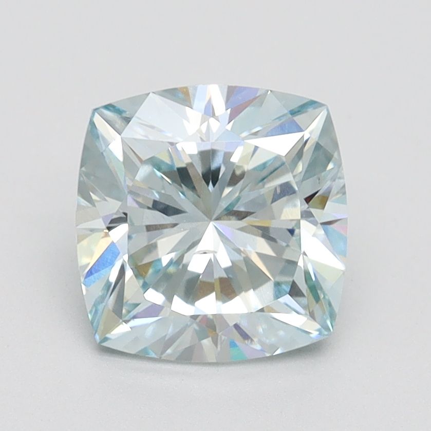 Cushion Fancy Greenish Blue Lab-grown Diamond 1.71ct SI1 loose diamond