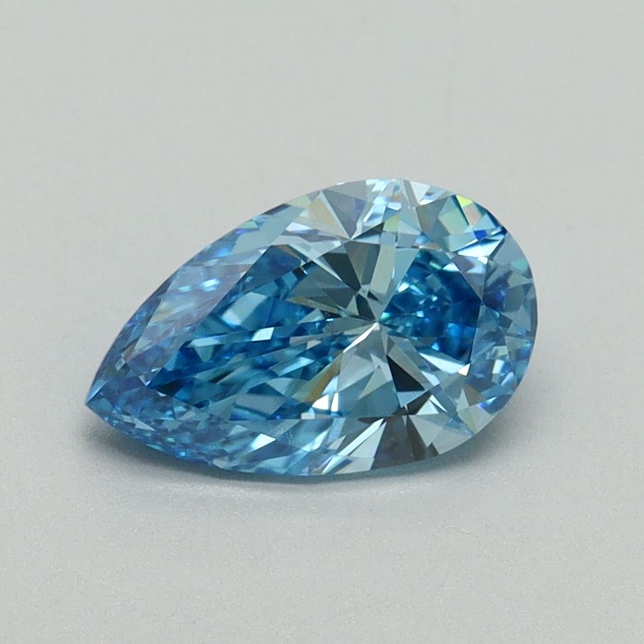 Pear Fancy Vivid Blue Lab-grown Diamond 1.02ct VS2 loose diamond