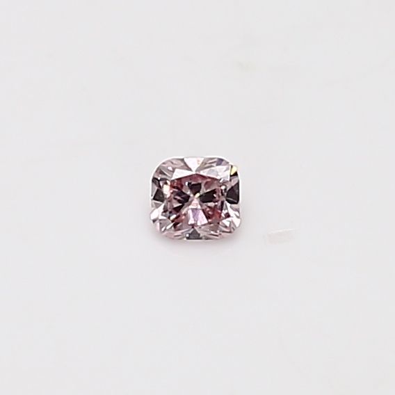 Cushion Fancy Pink Natural Diamond 0.07ct loose diamond