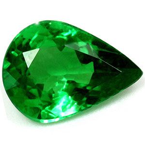 Pear Green Garnet 0.9ct loose gemstone