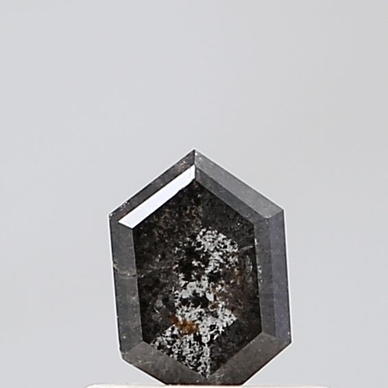 Hexagonal Salt And Pepper Natural Diamond 0.39ct VS2 loose diamond