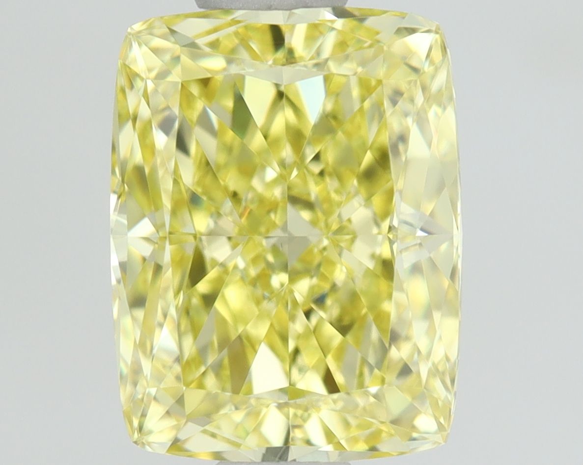 Cushion Fancy Intense Yellow Natural Diamond 1.01ct VVS2 loose diamond