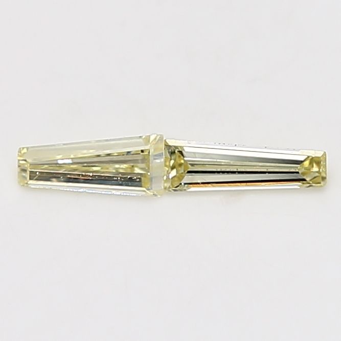 Tapered Baguette Fancy Yellow Natural Diamond 0.15ct VS2 loose diamond