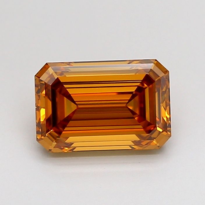Emerald Fancy Brown Lab-grown Diamond 1.42ct VVS2 loose diamond