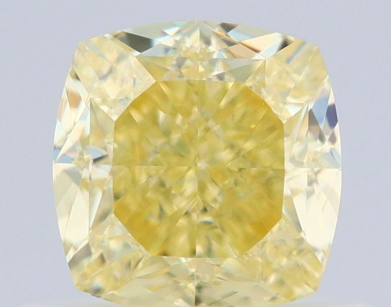Cushion Fancy Yellow Natural Diamond 0.74ct VVS1 loose diamond