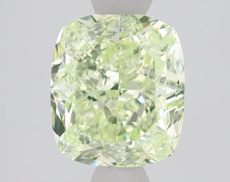 Cushion Fancy Light Green Natural Diamond 2ct SI2 loose diamond
