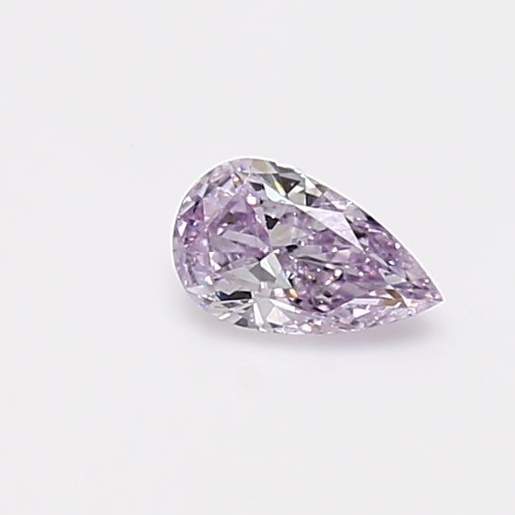 Pear Fancy Pinkish Purple Natural Diamond 0.34ct SI2 loose diamond