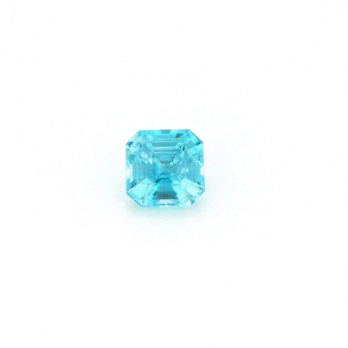 Octagonal Blue Zircon 1.73ct loose gemstone