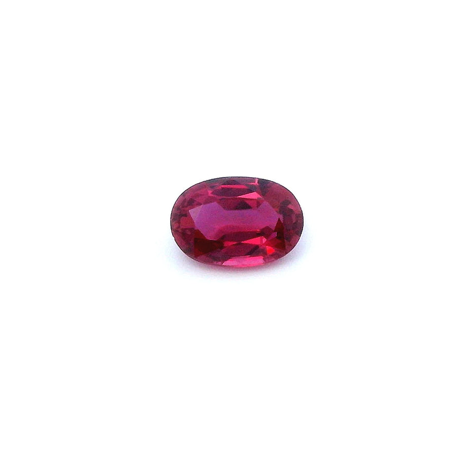 Oval Red Ruby 0.73ct loose gemstone