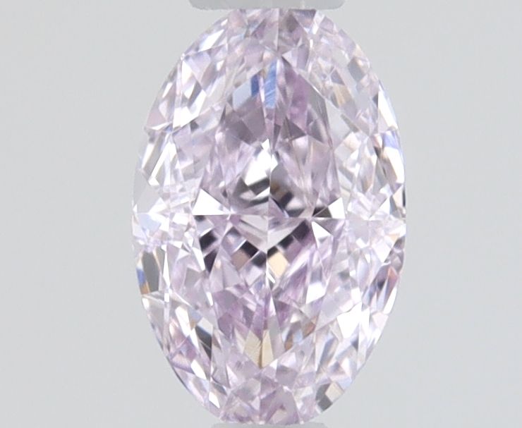 Oval Fancy Pinkish Purple Natural Diamond 0.18ct VS1 loose diamond