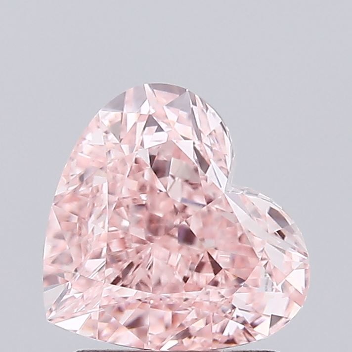 Heart Fancy Vivid Pink Lab-grown Diamond 1.68ct VVS2 loose diamond
