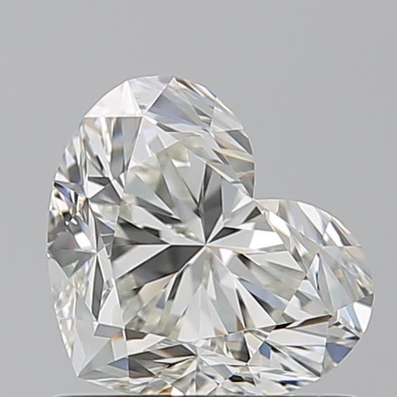 Heart Natural Diamond 0.91ct J IF