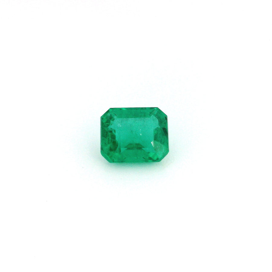 Octagonal Green Emerald 0.95ct loose gemstone