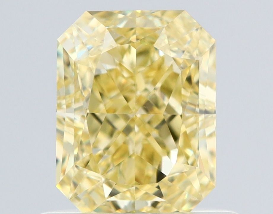 Radiant Fancy Yellow Natural Diamond 0.82ct VS1 loose diamond