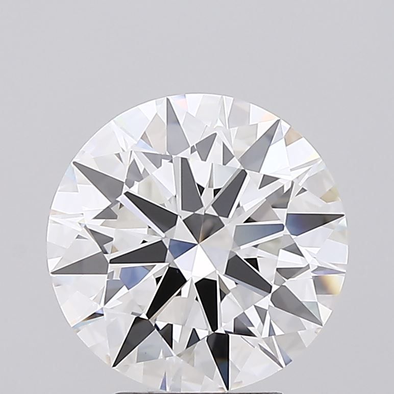 Round Lab-Grown Diamond 3.29ct D IF
