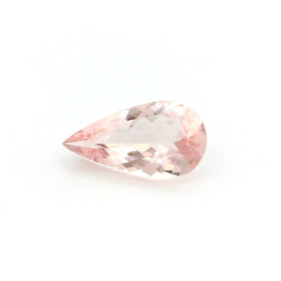 Pear Pink Morganite 2.15ct loose gemstone